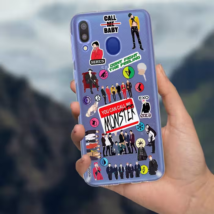 کاور طرح EXO مناسب برای گوشی موبایل سامسونگ Galaxy M20