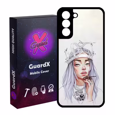 کاور گارد ایکس طرح Billie Eilish مدل Glass10149 مناسب برای گوشی موبایل سامسونگ Galaxy S21 FE