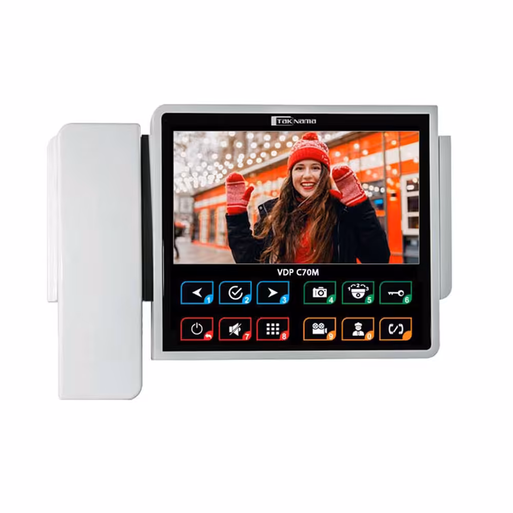 مانیتور آیفون تصویری حافظه دار تک نما مدل VDP-C70M