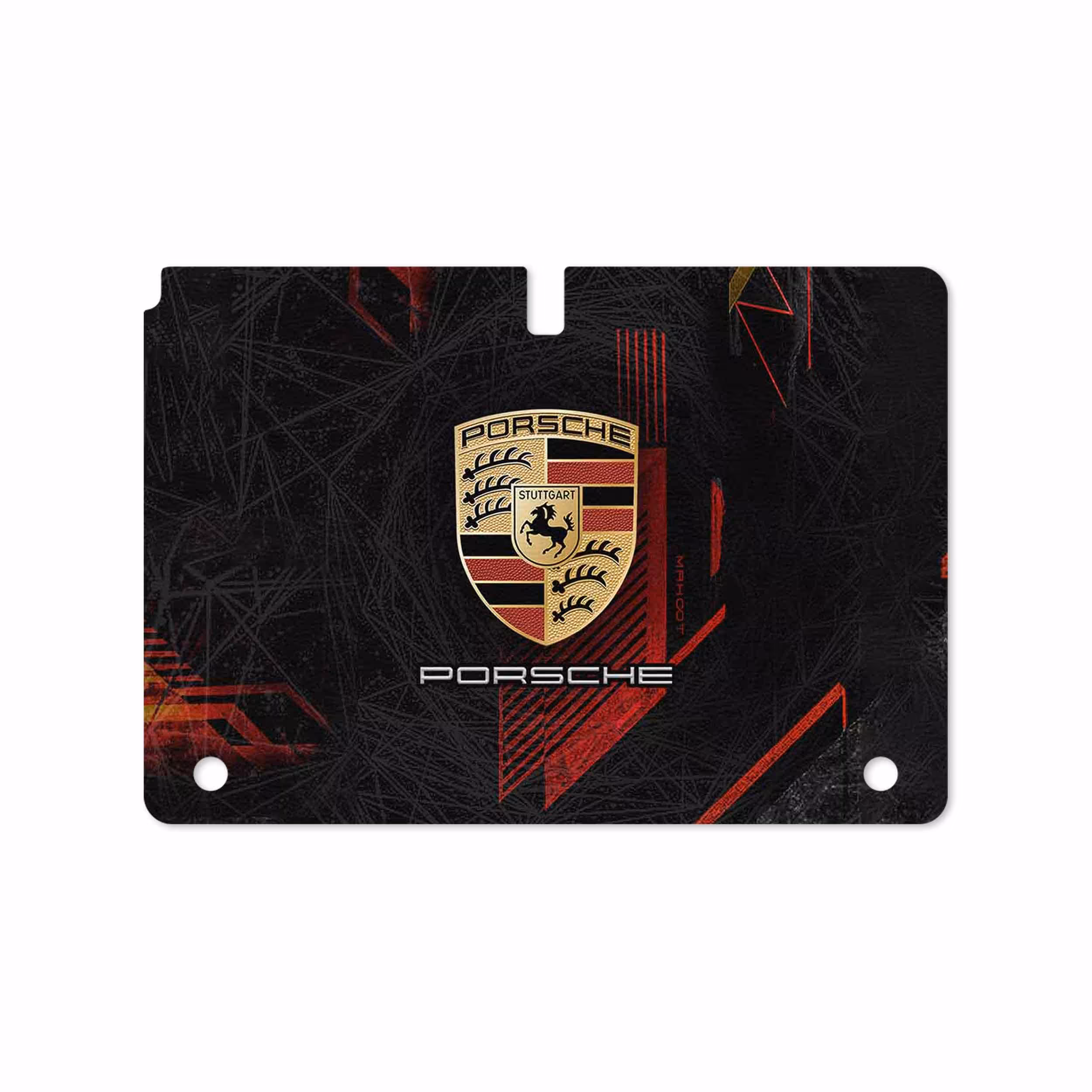 برچسب پوششی ماهوت مدل Porsche-Logo مناسب برای تبلت سامسونگ Galaxy Note 10.1 2012 N8010