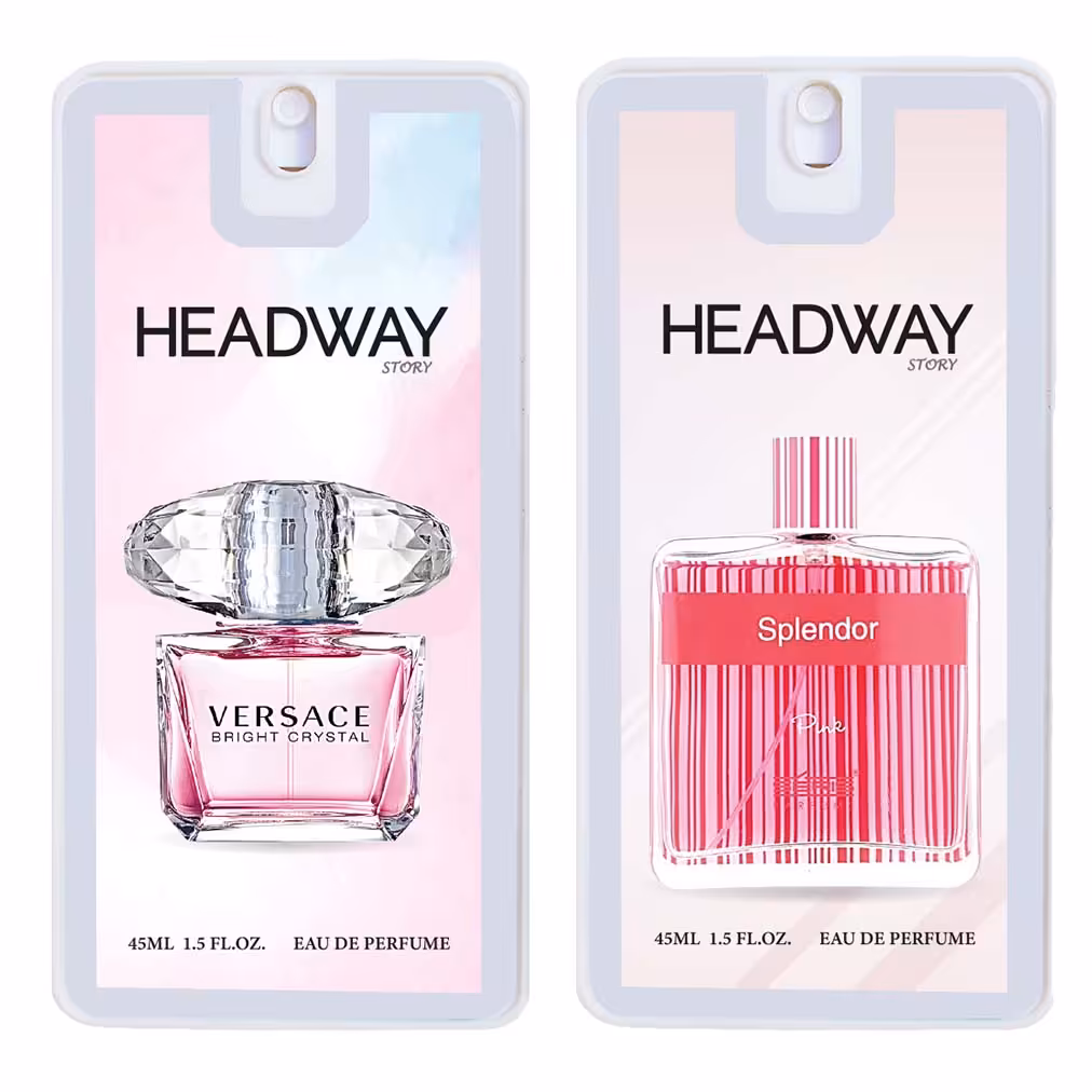 عطر جیبی زنانه هدوی مدل ورساچه برایت کریستال و اسپلندور حجم 45 میلی لیتر مجموعه 2 عددی