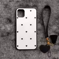 کاور مدل قلب کد 03 مناسب برای گوشی موبایل اپل Iphone 11 Pro Max به همراه بند