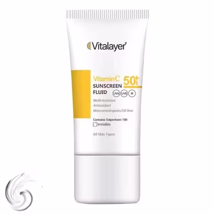 ویتالایر فلوئید ضد آفتاب ویتامین سی SPF50 50ml بیرنگ