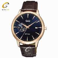 ساعت مچی اورجینال کیو اند کیو مردانه طلایی | قهوه ای | سرمه ای | کد رفرنس A12A-003PY