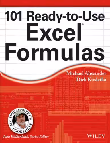 خرید و دانلود نسخه کامل کتاب 101 Ready-to-Use Excel Formulas