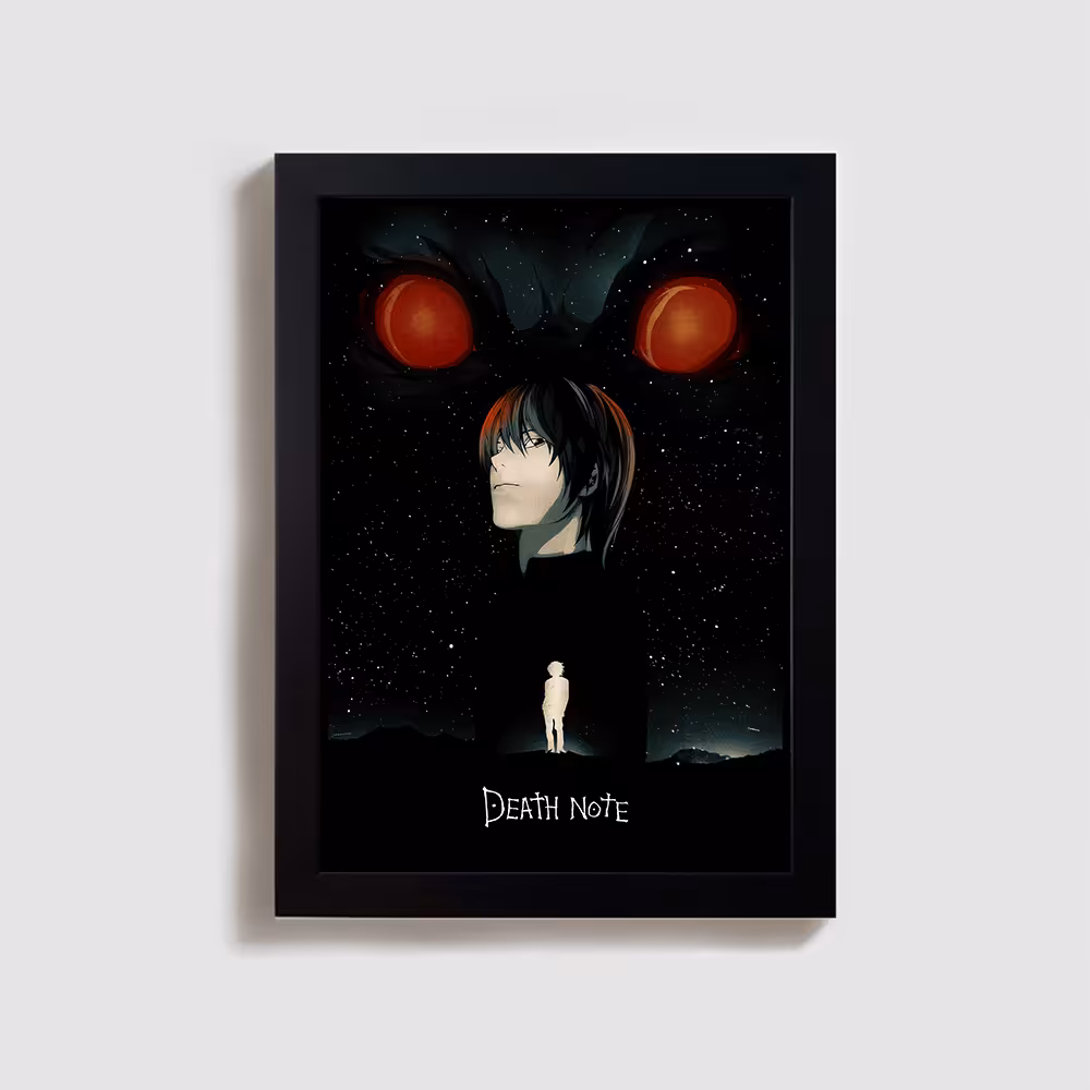 تابلو مدل انیمه دفترچه مرگ anime death note BL12