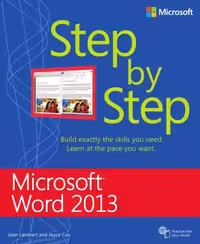 خرید و دانلود نسخه کامل کتاب Step by step Microsoft Word 2013