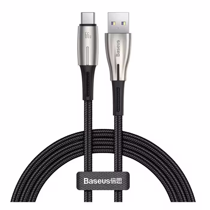 قیمت و خرید کابل تبدیل 1 متری USB به USB-C بیسوس مدل Water Drop CATSD-M01 | یاس ارتباط