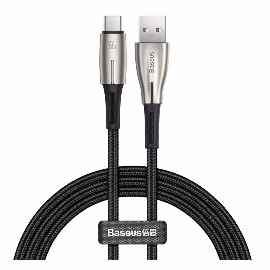 قیمت و خرید کابل تبدیل 1 متری USB به USB-C بیسوس مدل Water Drop CATSD-M01 | یاس ارتباط