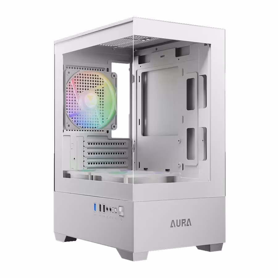 قیمت و خرید کیس کامپیوتر گیم دیاس مدل AURA GC9M WH ARGB | یاس ارتباط
