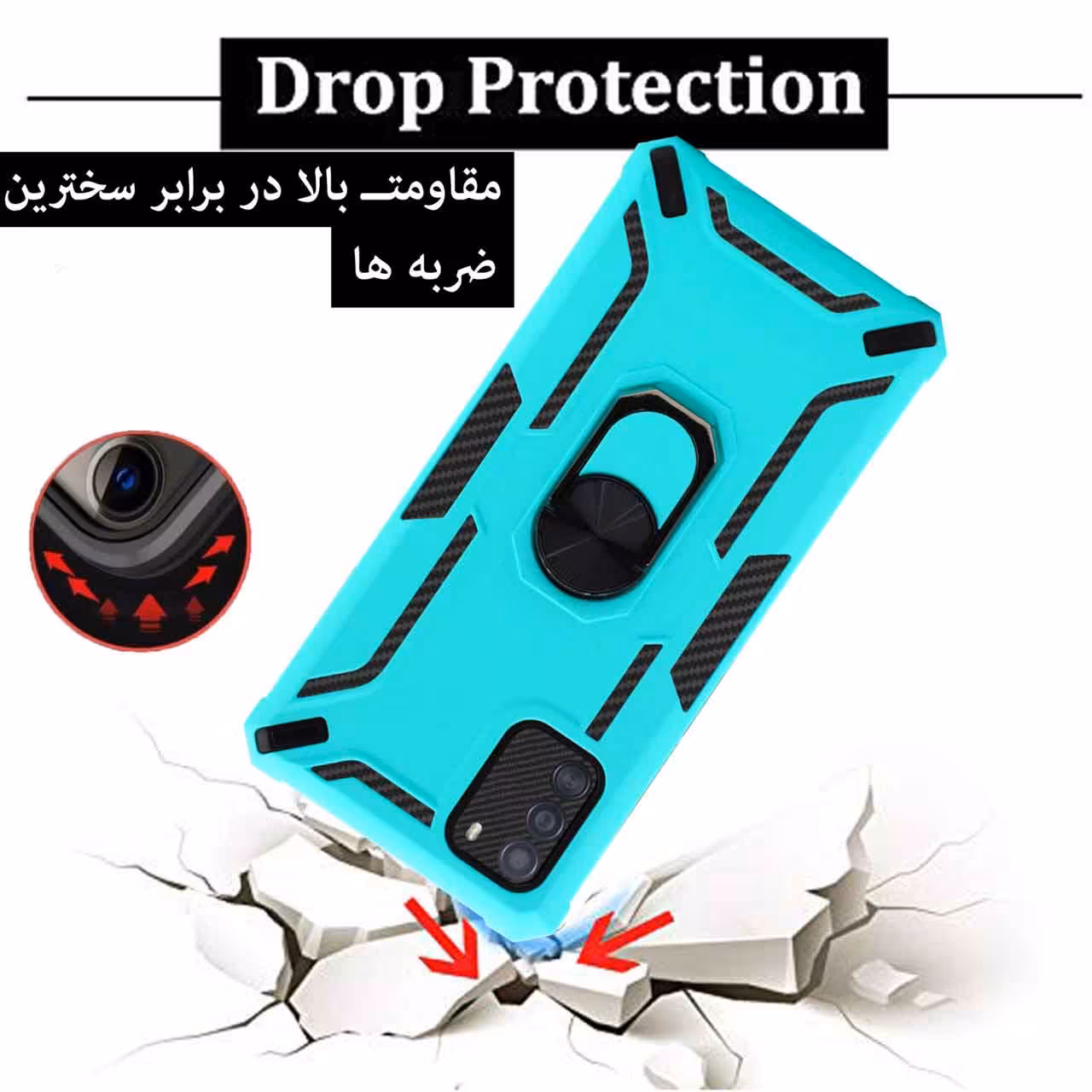 کاور کیوسک مدل KBTMNRNG-1 مناسب برای گوشی موبایل شیائومی Poco M3