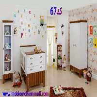 سرویس خواب دو منظوره کودک و نوجوان کد67 شامل تخت/دکور/کمد