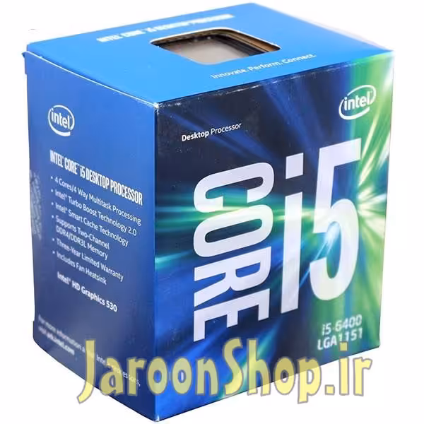 پردازنده مرکزی اینتل مدل Core i5-6400 (باکس اصلی)