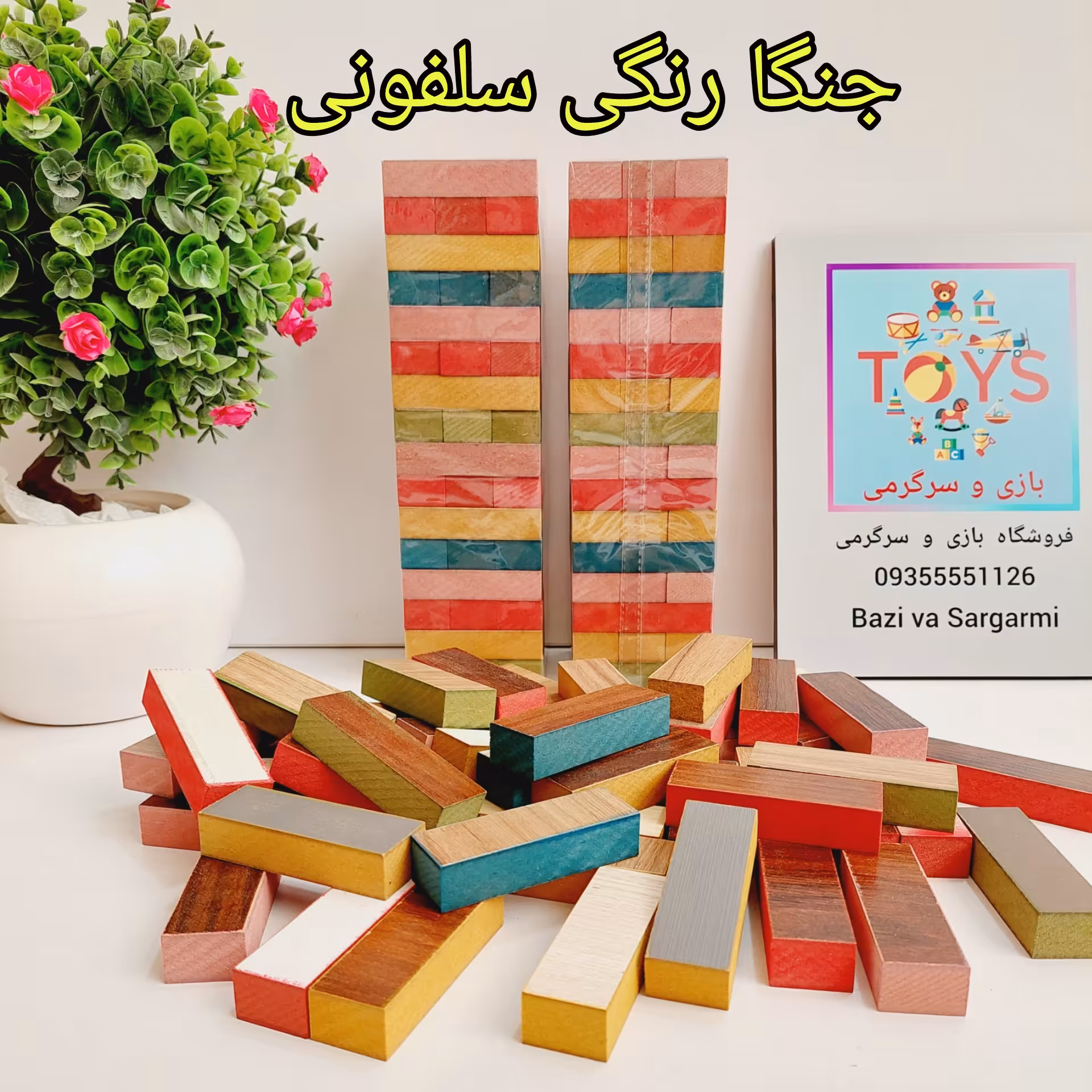 جنگا رنگی سلفونی 