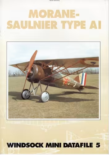 خرید و دانلود نسخه کامل کتاب Windsock Mini Datafile 05 - Morane - Saulnier Type A1