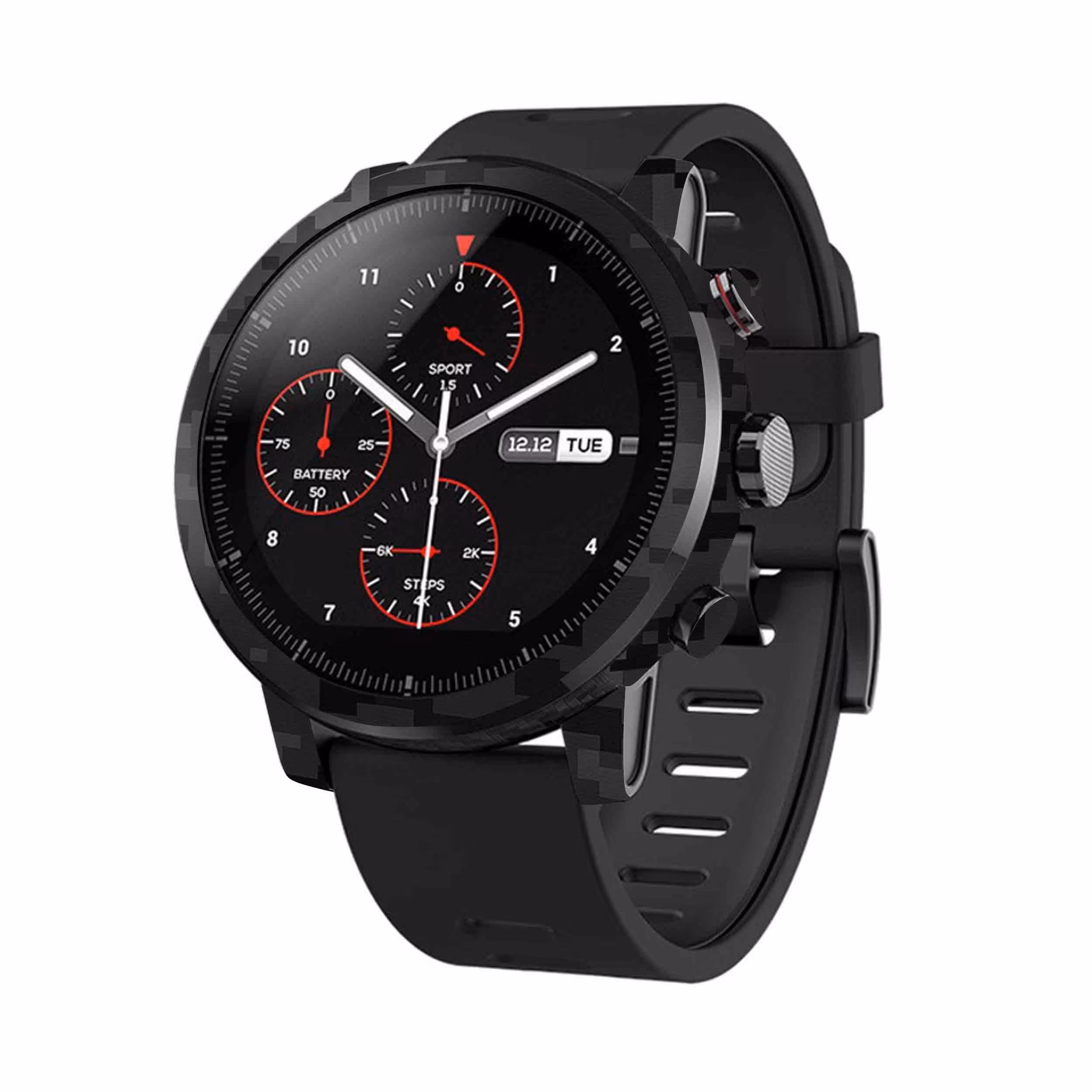 برچسب ماهوت طرح Night Army Pixel مناسب برای ساعت هوشمند شیایومی Amazfit Stratos