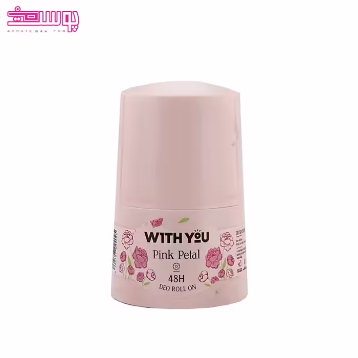 مام رول ضد تعریق ویت یو مدل Pink Petal حجم 50ml