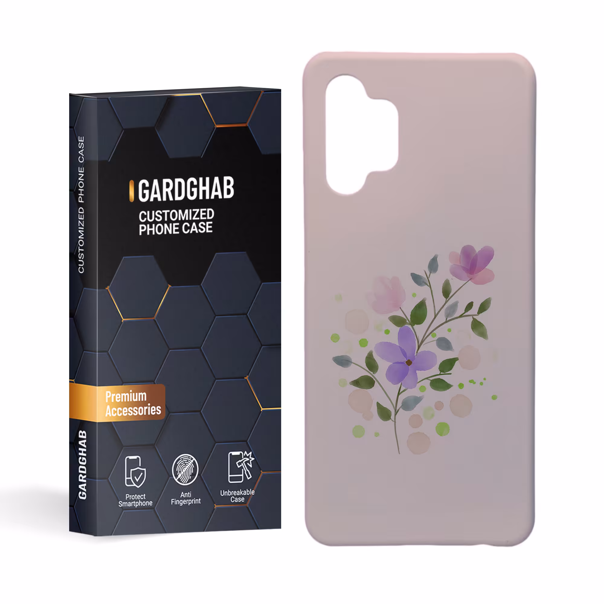 کاور گارد قاب مدل گل مناسب برای گوشی موبایل سامسونگ galaxy a32 5g - فروشگاه اینترنتی طیف سنتر