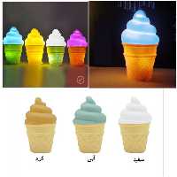 چراغ خواب طرح بستنی LED یک عددی کد ای تی