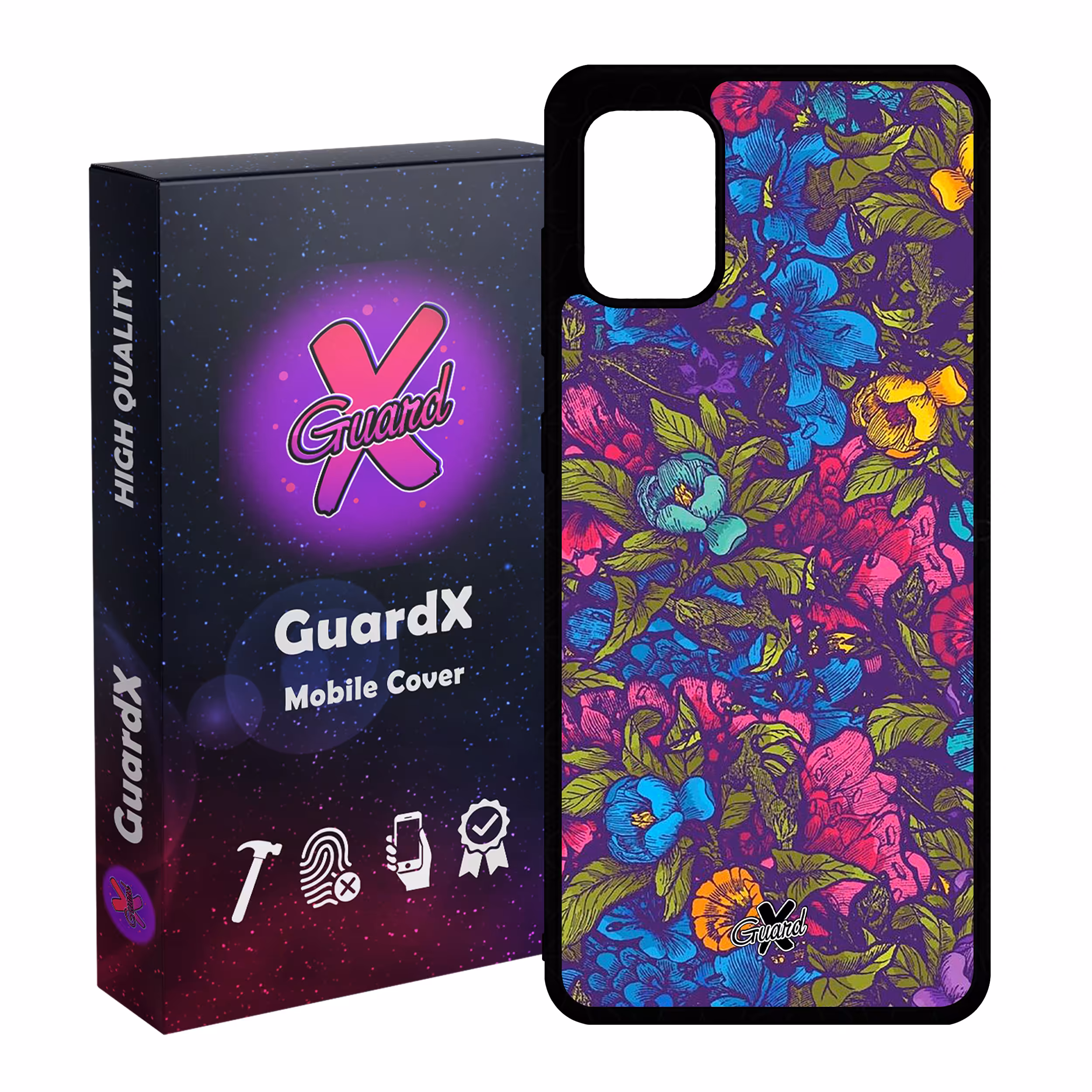 کاور گارد ایکس طرح Flower مدل Glass10224 مناسب برای گوشی موبایل سامسونگ Galaxy A31