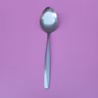 قاشق خورشت بزرگ طرح یک خطی ماینز بسته یک عددی جنس فولاد زد زنگ عیار 18 ضخامت 3 میل