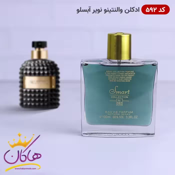 ادکلن اسمارت 592 ولنتینو نویر ابسولو 100 میل | Smart Collection 592 Valentino Uomo Noir Absolu