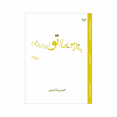 کتاب به تار مویی از تو آویزان می شوم اثر محمدرضا احمدی نشر نامه مهر