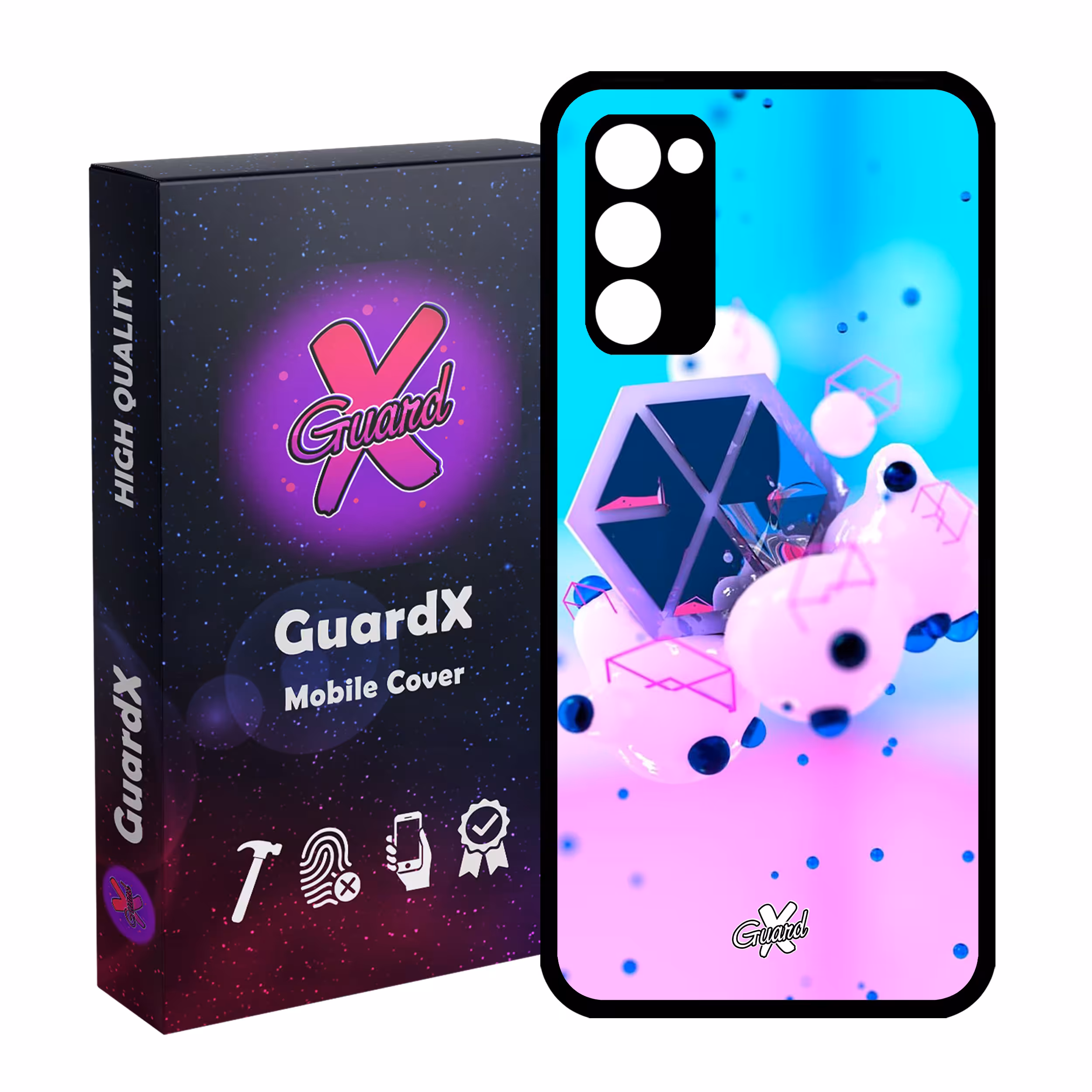 کاور گارد ایکس طرح Exo مدل Glass10023 مناسب برای گوشی موبایل سامسونگ Galaxy S20 FE