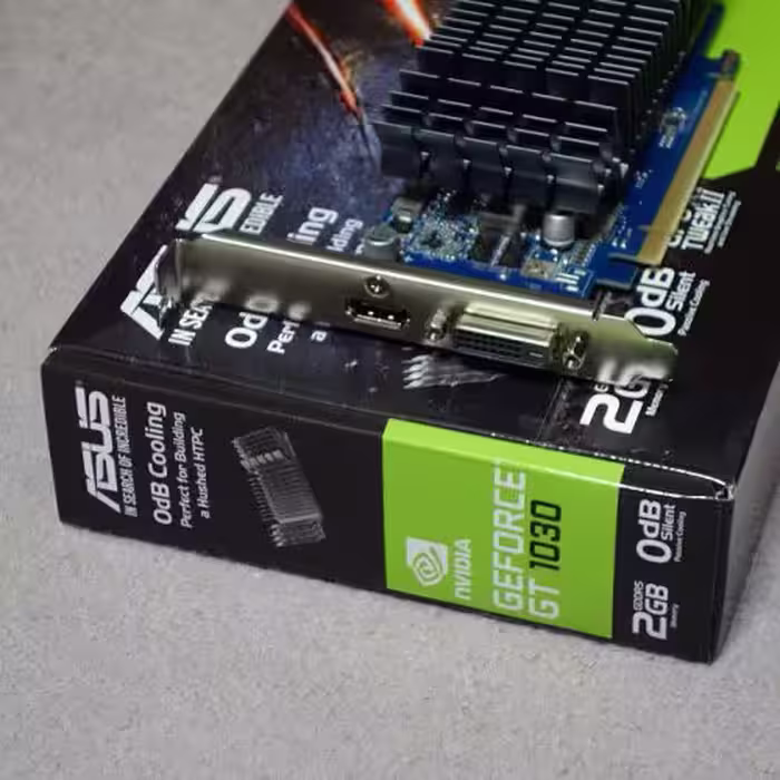 کارت گرافیک ASUS GT 1030 2GB BRK (در حد نو با گارانتی)