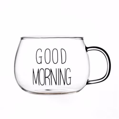 لیوان پیرکس کاپوچینو Good Morning - کافی کالا