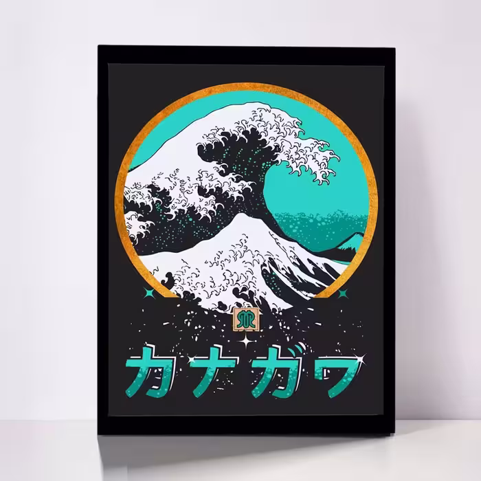 تابلو مدل GREAT WAVE کد F-7014