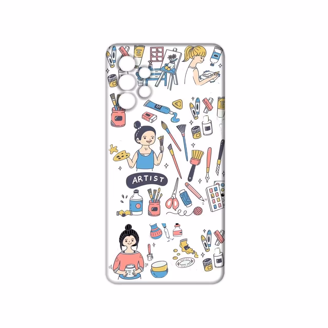 کاور مدل هنرمند کد 027 مناسب برای گوشی موبایل سامسونگ galaxy A52 