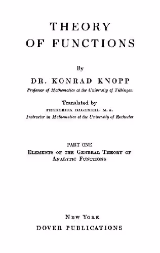 خرید و دانلود نسخه کامل کتاب Theory of functions