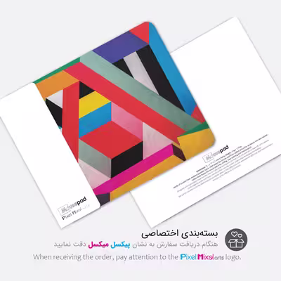 ماوس پد پیکسل میکسل مدل Geometric Color