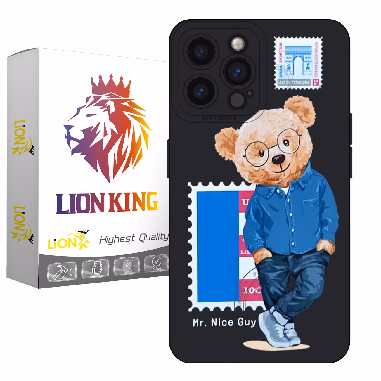 کاور لاین کینگ مدل پستچی مناسب برای گوشی موبایل  اپل IPhone 13 pro  