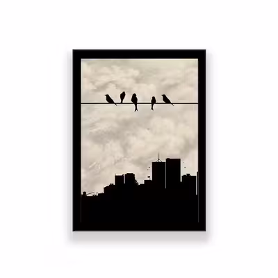 تابلو طرح آسمان شهر