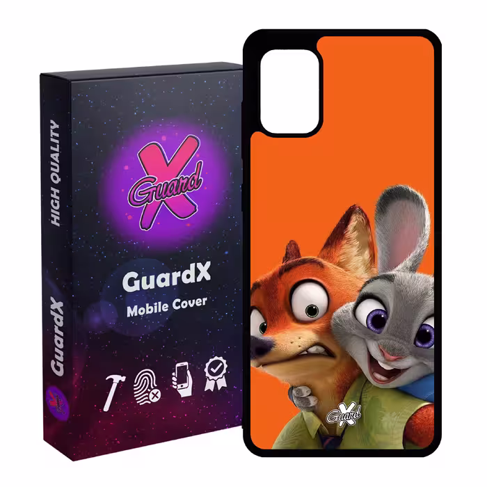 کاور گارد ایکس طرح Zootopia مدل Glass10047 مناسب برای گوشی موبایل سامسونگ Galaxy A31