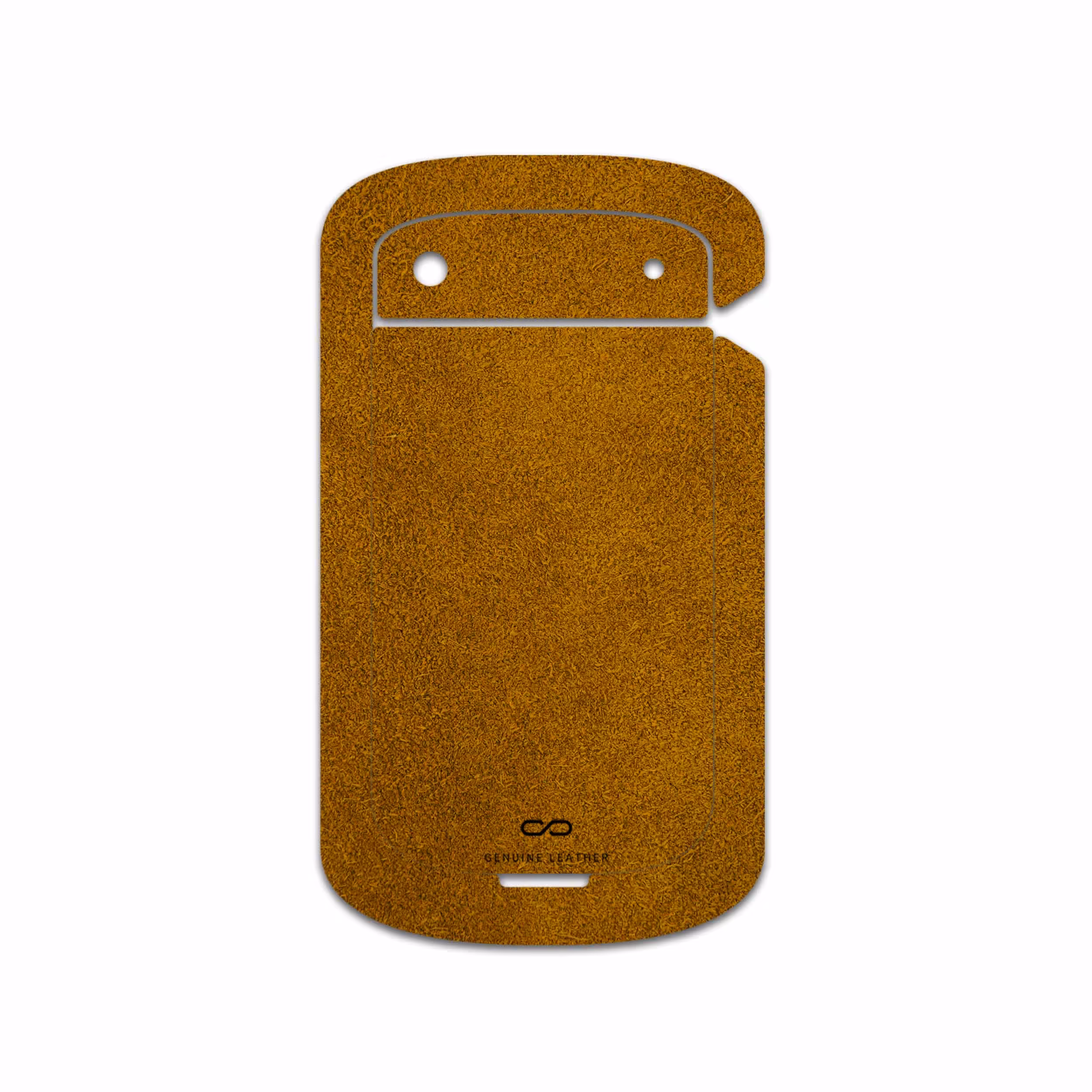 برچسب پوششی ماهوت مدل Brown-Chamois-Leather مناسب برای گوشی موبایل بلک بری Bold Touch 9900
