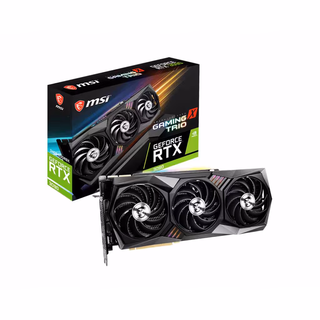 خرید کارت گرافیک ام اس آی Graphics MSI GeForce RTX 3090 GAMING X TRIO 24G با بهترین قیمت