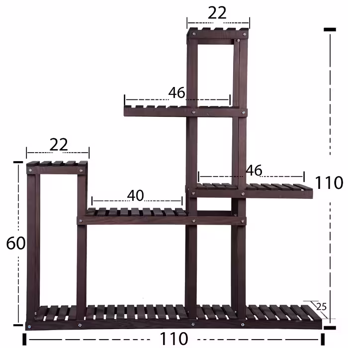 استند گلدان مدل D7-B2