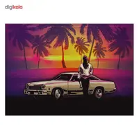 تابلوی ونسونی طرح Hotline Miami سایز 50x70