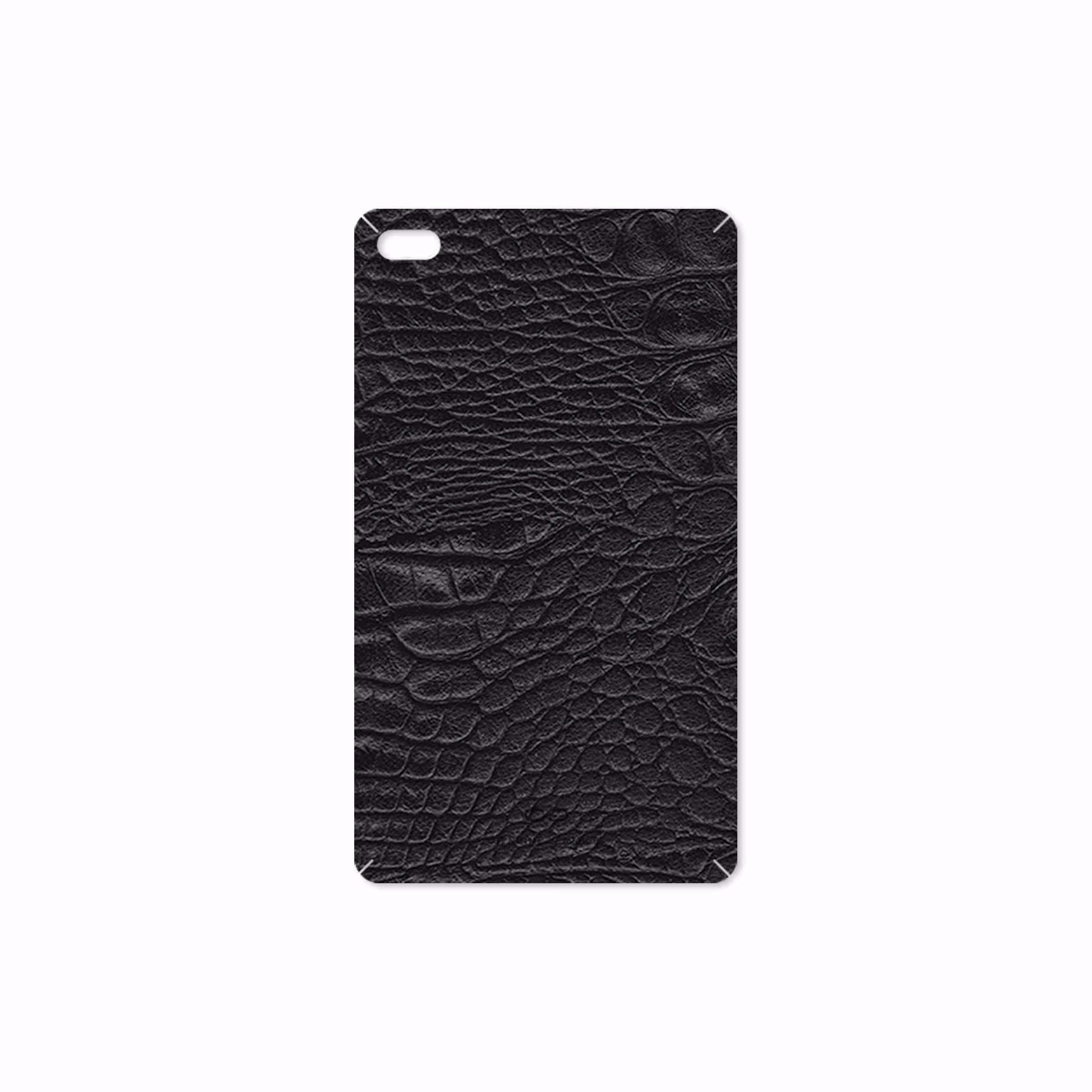 برچسب پوششی ماهوت مدل Black-Crocodile-Leather مناسب برای تبلت لنوو E7