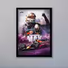 تابلو مدل فرمول یک مکس ورشتپن Verstappen کد LA-F1G1018B