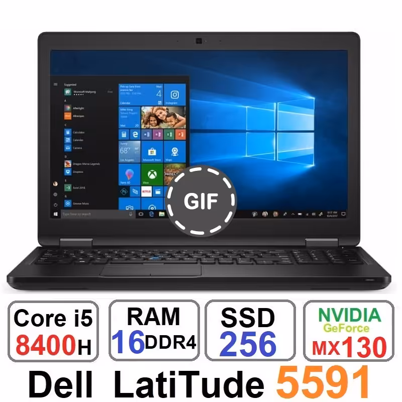 لپ تاپ دل Dell Latitude 5591 Core i5 8400H رم16گیگ
