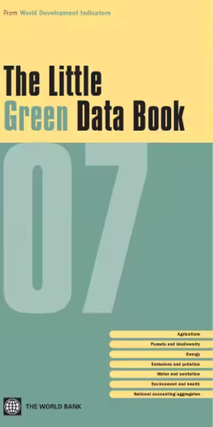 خرید و دانلود نسخه کامل کتاب The Little Green Data Book 2007