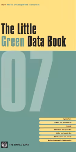 خرید و دانلود نسخه کامل کتاب The Little Green Data Book 2007