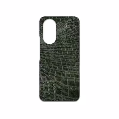 برچسب پوششی ماهوت مدل Green-Crocodile-Leather مناسب برای گوشی موبایل آنر X7