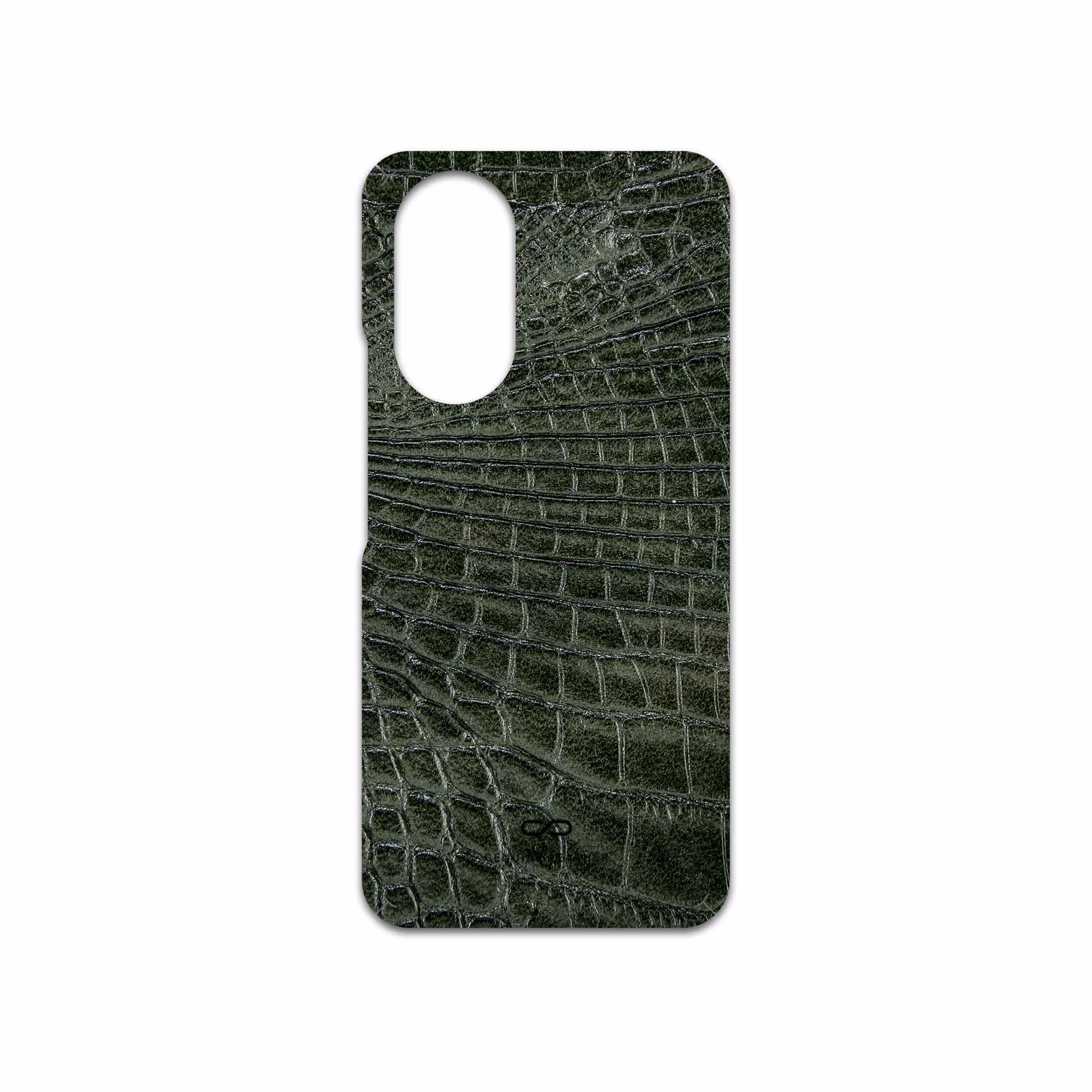 برچسب پوششی ماهوت مدل Green-Crocodile-Leather مناسب برای گوشی موبایل آنر X7