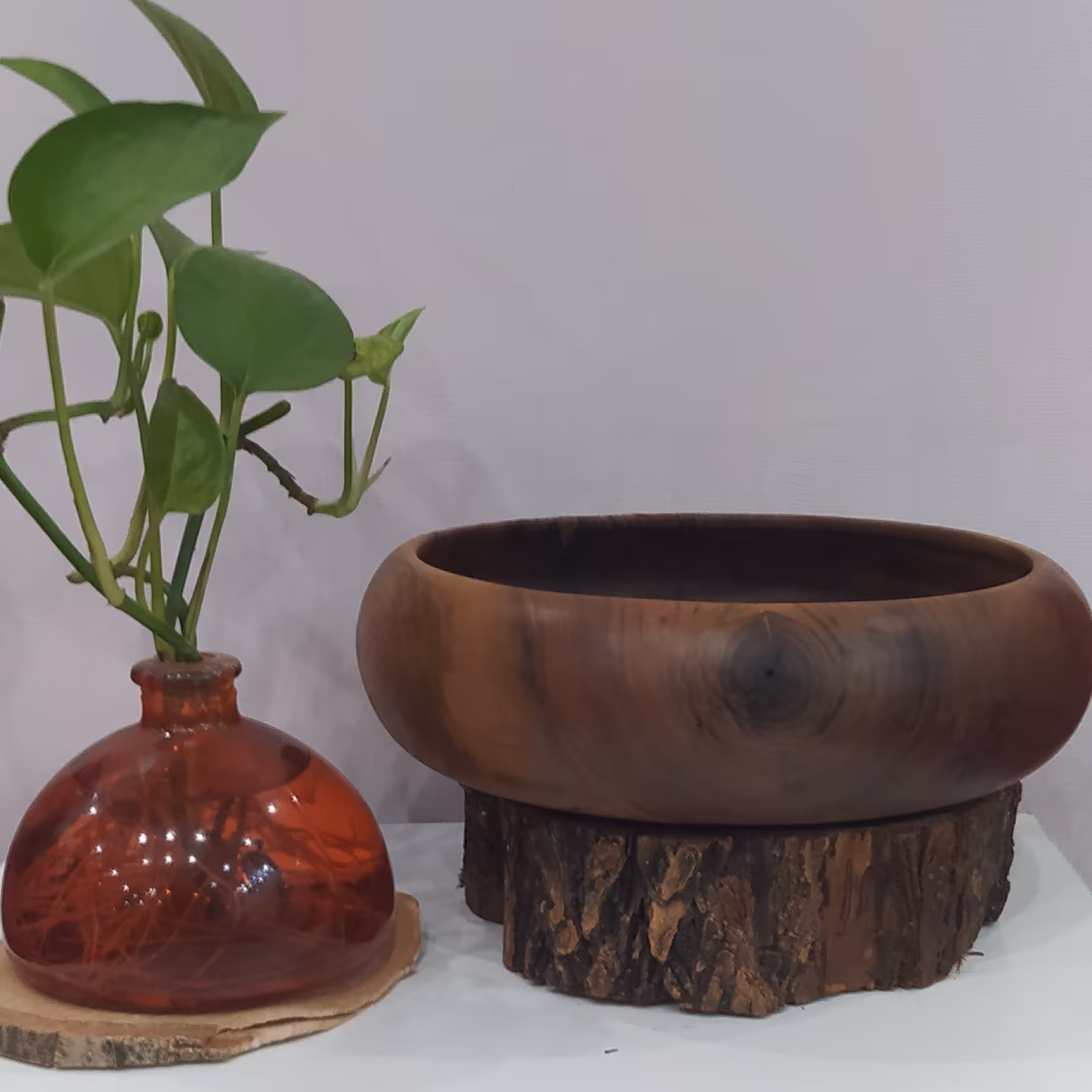 کاسه خمره ایی چوبی
