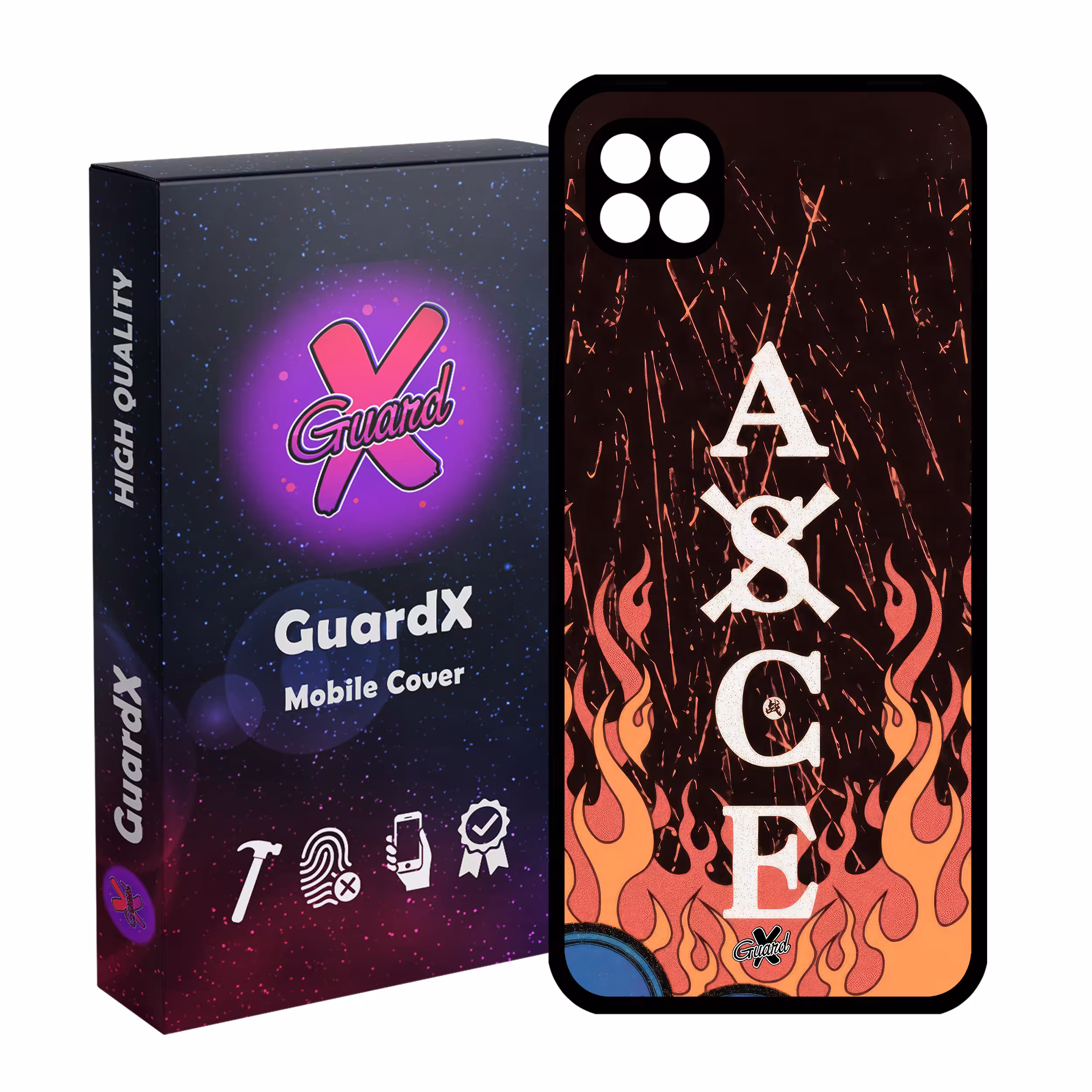 کاور گارد ایکس طرح انیمه مدل Glass10577 مناسب برای گوشی موبایل سامسونگ Galaxy A22 5G
